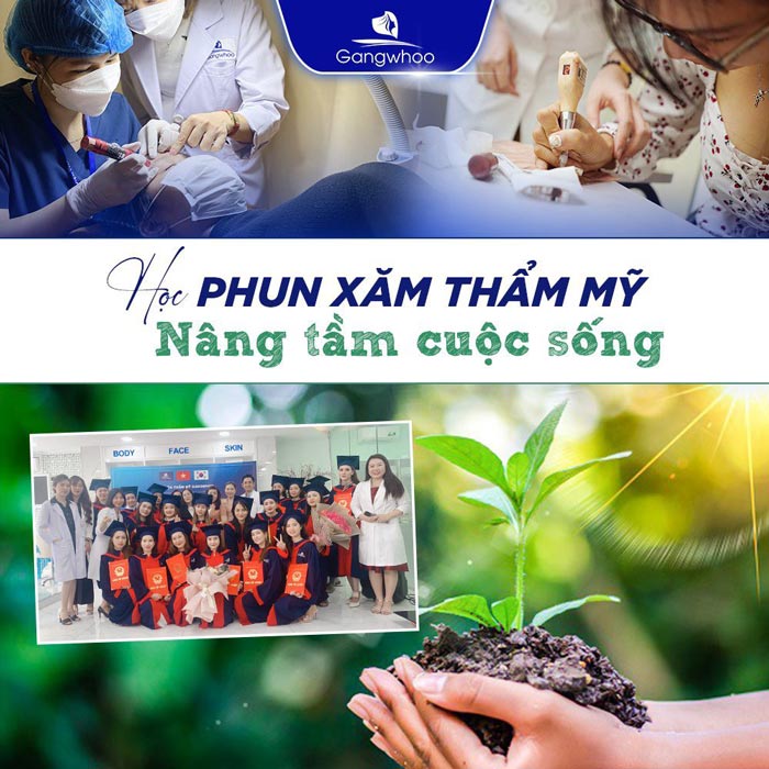 Khóa học phun xăm cơ bản cho người mới bắt đầu