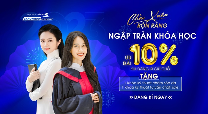 Học viện thẩm mỹ Gangwhoo là địa chỉ dạy nghề spa được nhiều người tin chọn
